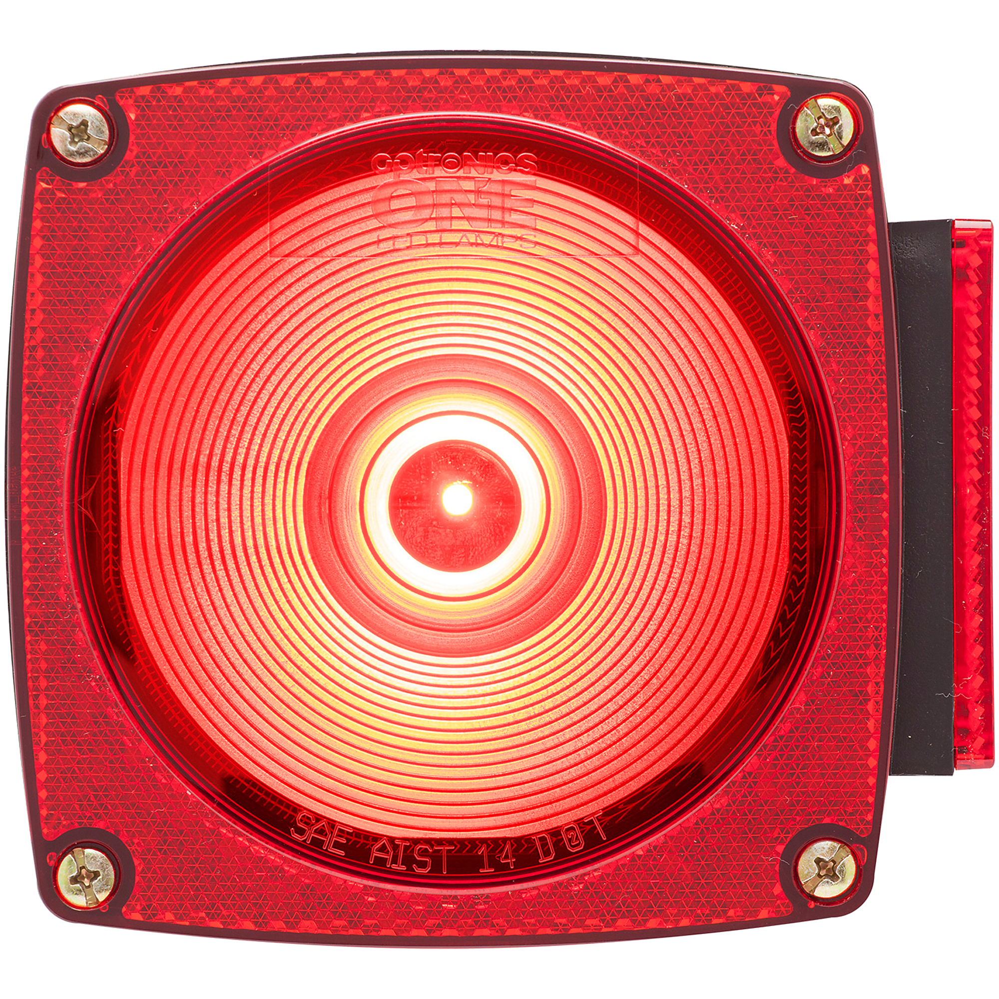 1-LED STUD MOUNT COMBO TAIL LIGHT; PASSENGER SIDE
